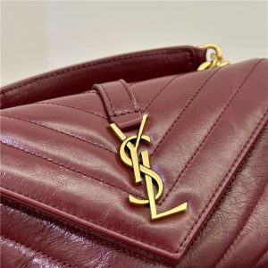 College Mini Chain Bag 779430 Deep Hot Wine-6.jpg