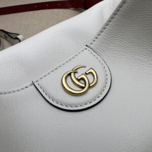 Gucci Diana Large Shoulder Bag White Leather 746245-5