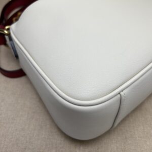 Gucci Diana Large Shoulder Bag White Leather 746245-6