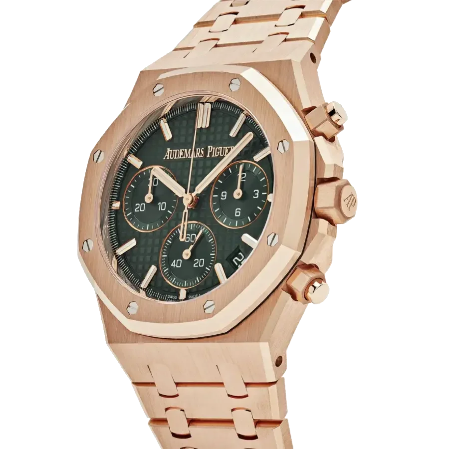 Audemars Piguet Royal Oak 26240OR.OO.1320OR.04 Rose Gold Green Dial-2.webp