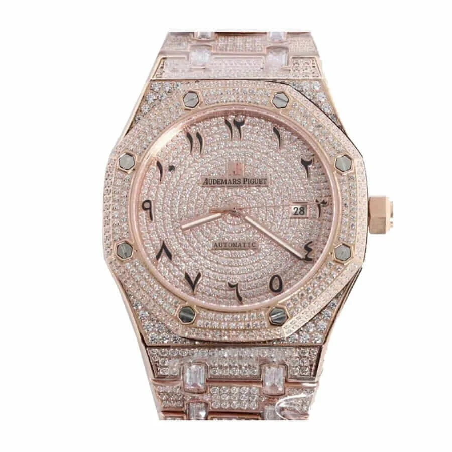 Audemars Piguet Royal Oak Iced Out Rose Gold 1.webp