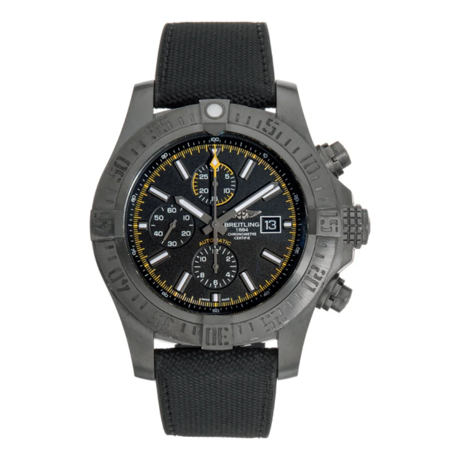 Breitling Super Avenger II Black Steel M133711ABF30  