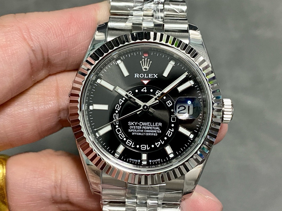 Rolex Sky-Dweller 326934 Black Dial Jubilee Super Clone