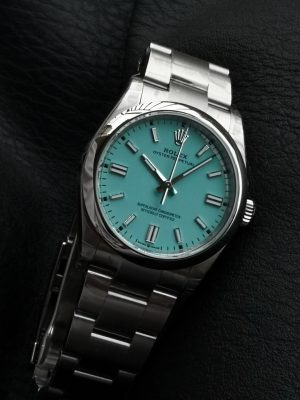 Rolex Oyster Perpetual Aqua Dial 126000-36mm-3