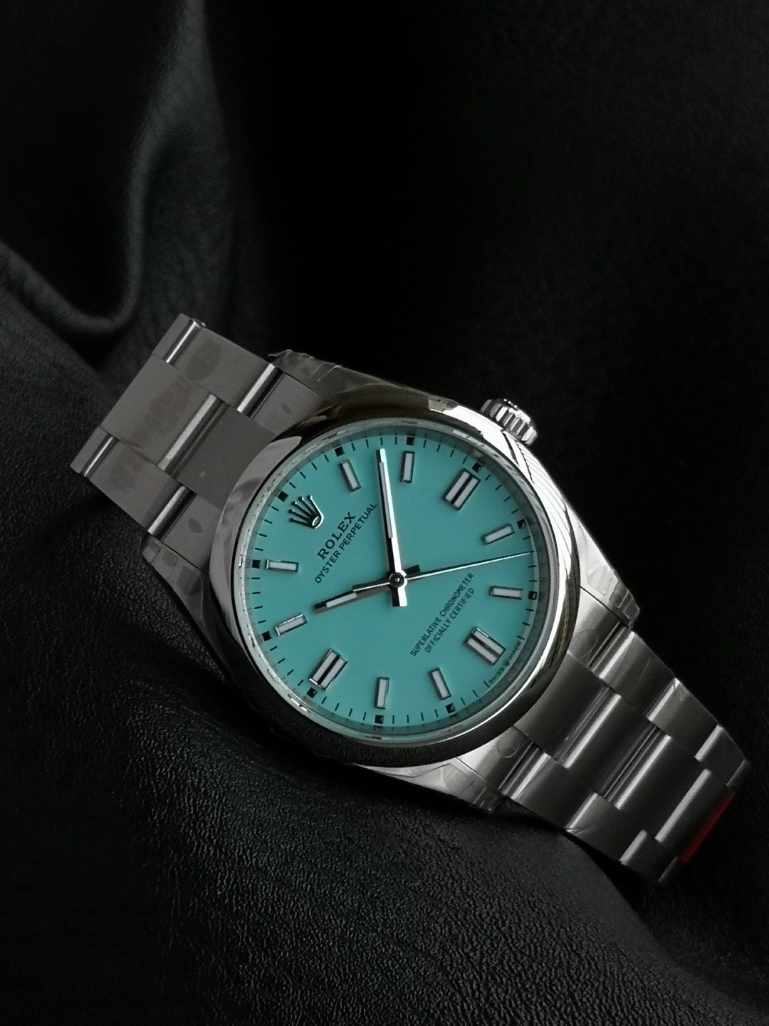 Rolex Oyster Perpetual Aqua Dial 126000-36mm-4