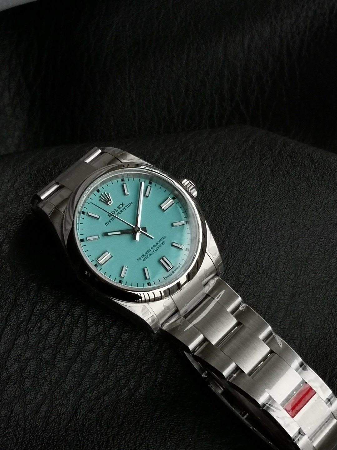 Rolex Oyster Perpetual Aqua Dial 126000-36mm-6