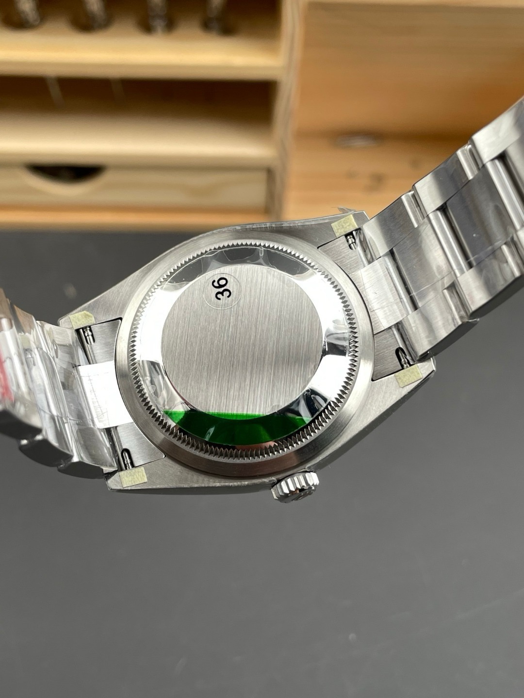 Rolex Oyster Perpetual Aqua Dial 126000-41mm-5