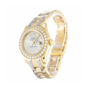 Rolex Tridor Pearlmaster Ladies Gold & Diamond 80298-0048 2.webp