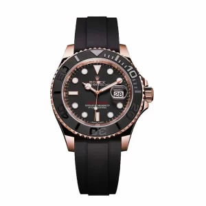Rolex Yacht-Master 40 116655 SATS Rose Gold Automatic Rubber Black Dial 1.webp