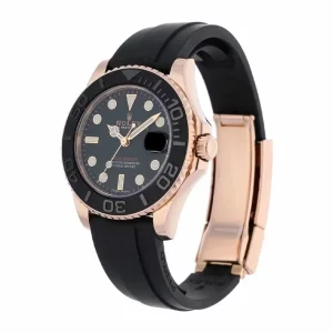Rolex Yacht-Master 40 116655 SATS Rose Gold Automatic Rubber Black Dial 2.webp