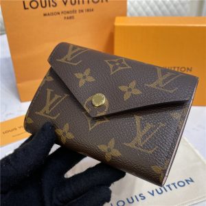 Victorine Wallet M62360 Rose Ballerine-1