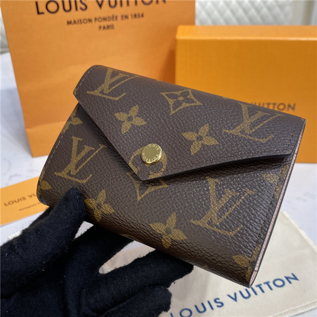 Victorine Wallet M62360 Rose Ballerine-1