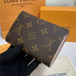 Victorine Wallet M62360 Rose Ballerine-3