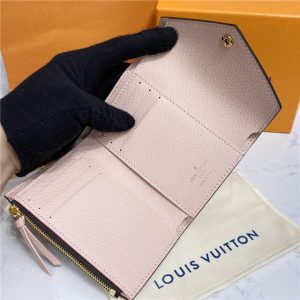 Victorine Wallet M62360 Rose Ballerine-9