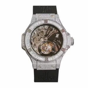 Hublot Skeleton Diamond Watch  