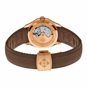 Patek Philippe Gold Brown Strap  