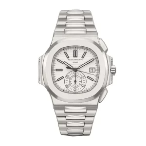 Patek Philippe Nautilus Chronograph White Gold 59801A-019  