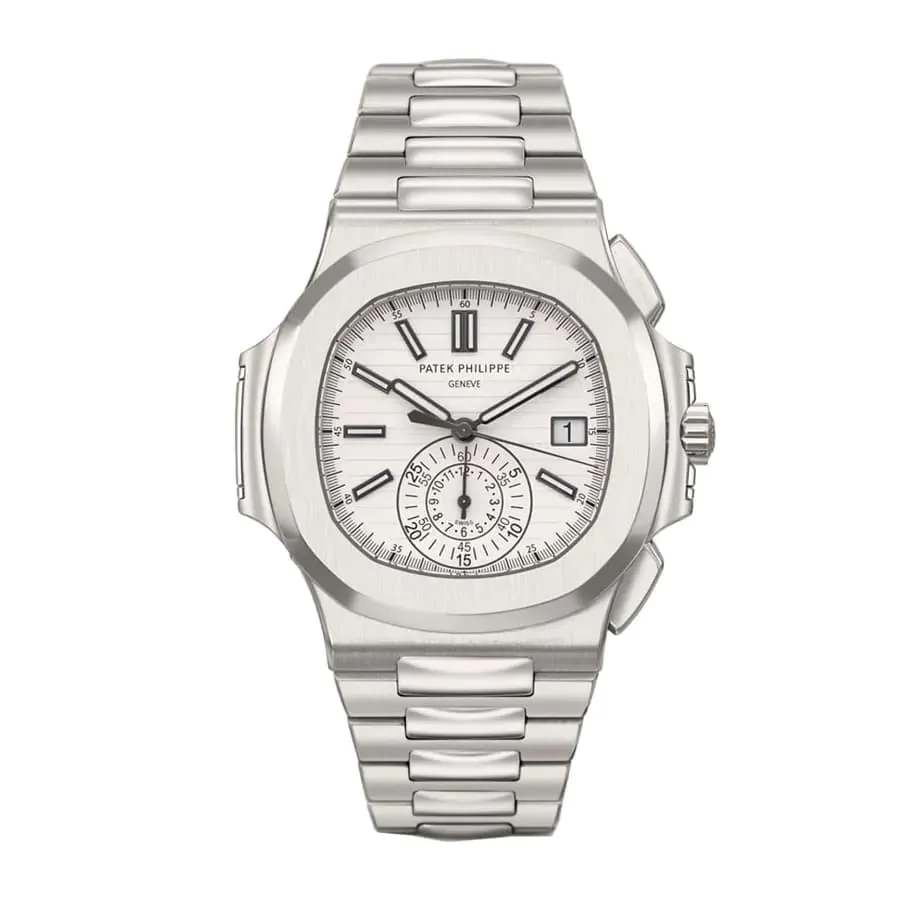 Patek Philippe Nautilus Chronograph White Gold 59801A-019