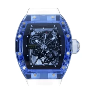 Richard Mille 35-01 Blue White Rubber Bracelet  