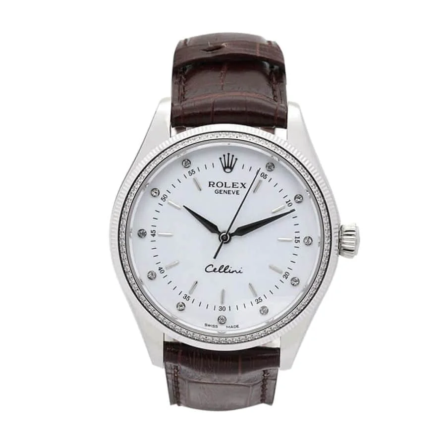 Rolex Cellini Danaos 4233 White Dial