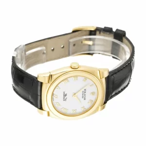 Rolex Cellini Geneve Yellow Gold White 53208  