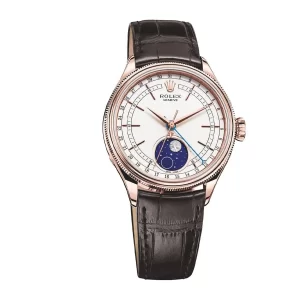 Rolex Cellini Moonphase White Dial New 50535-0002  