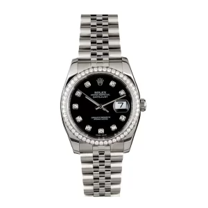 Rolex Datejust 116234 Stainless Steel Black Dial  