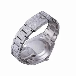 Rolex Datejust 116334 Iced Out Diamond Pave Dial  