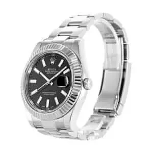 Rolex Datejust 116334BKSO Automatic Black Dial
