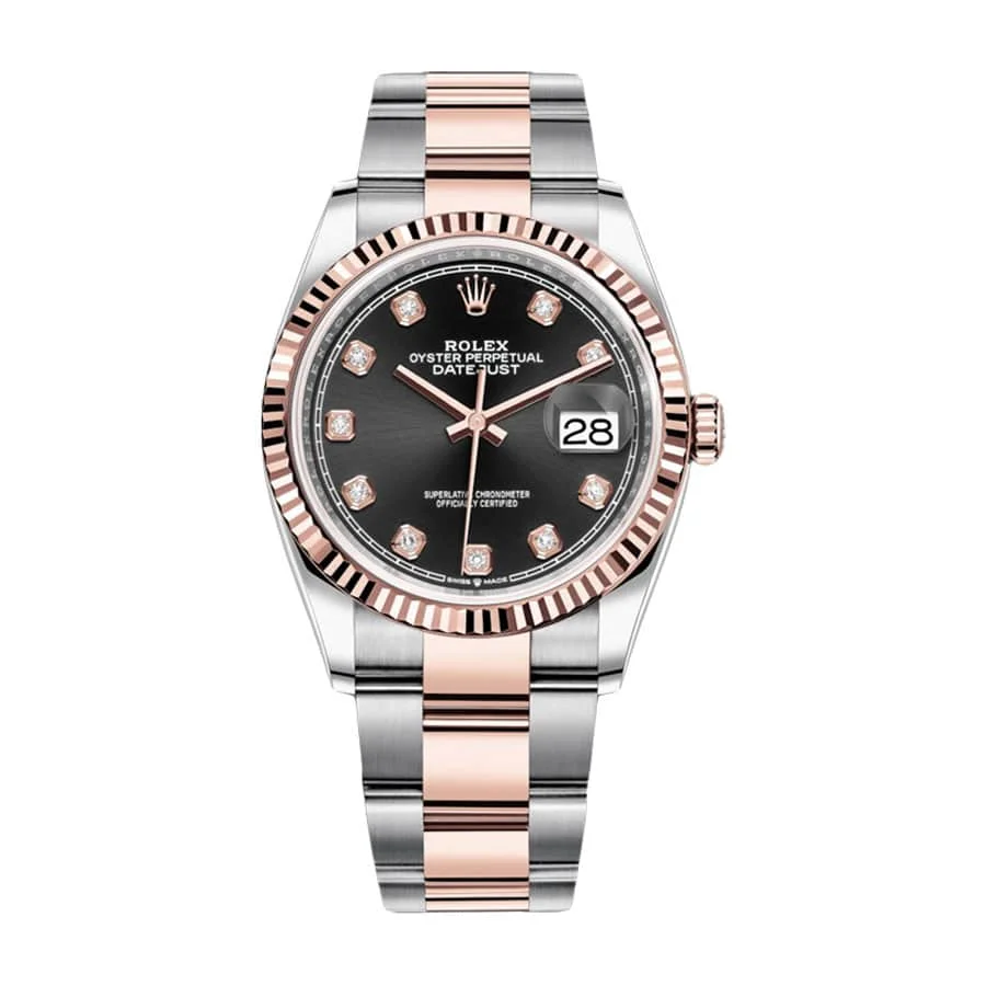 Rolex Datejust 126231 Black With Diamond Dial