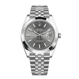 Rolex Datejust 126300 Stainless Steel Grey Dial  