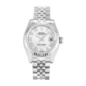 Rolex Datejust 179174 White Roman Numeral Dial  