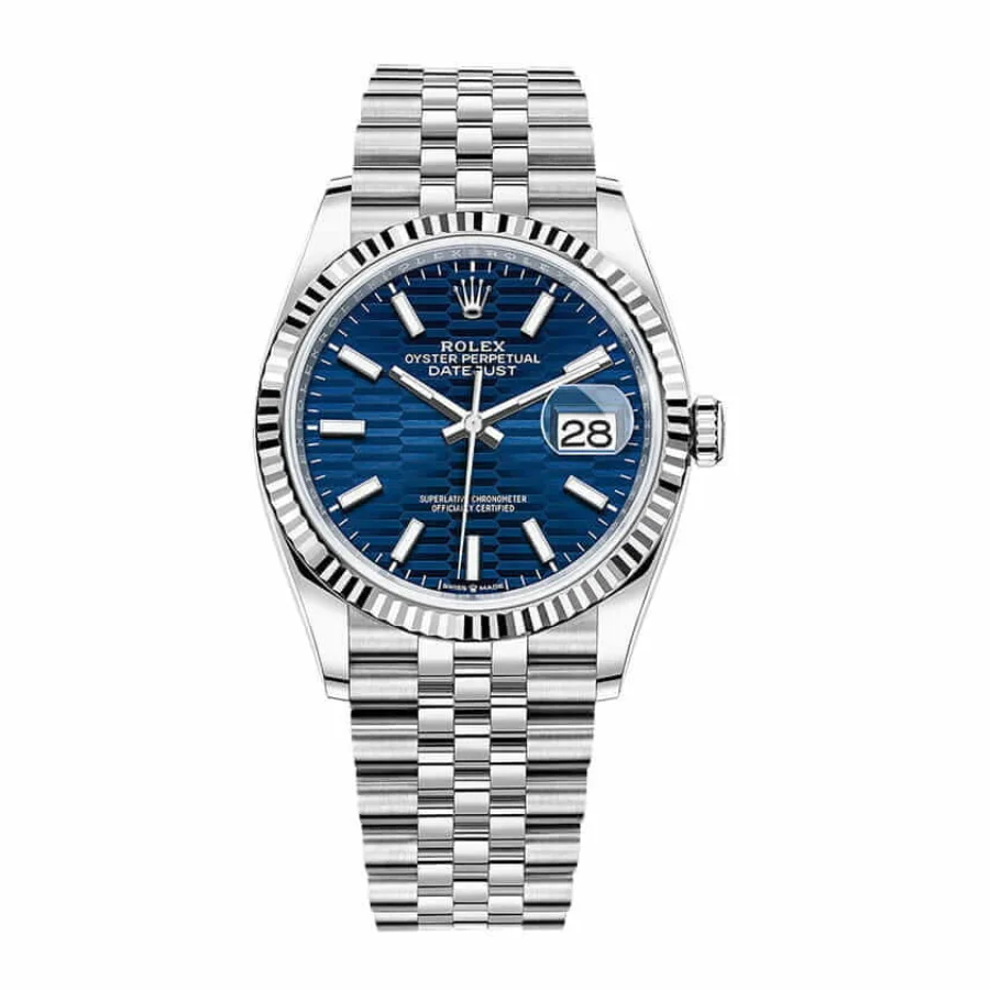 Rolex Datejust Steel Automatic 126234 Blue Dial Jubilee
