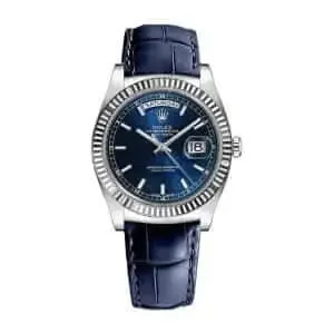 Rolex Day-Date 118139-0004 V5 Stainless Steel Blue Dial