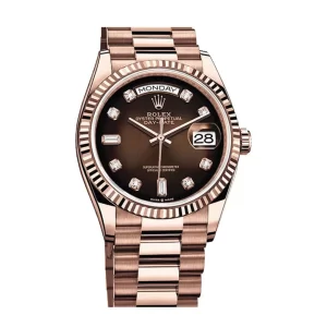 Rolex Day-Date 128235-0037 Brown Ombre Dial  
