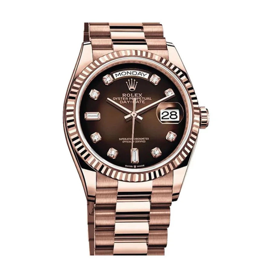 Rolex Day-Date 128235-0037 Brown Ombre Dial