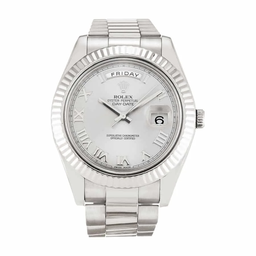 Rolex Day-Date 218239-0041 V6 White Roman Dial