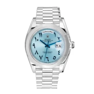 Rolex Day-Date 40 228206 Ice Blue Arabic Dial  
