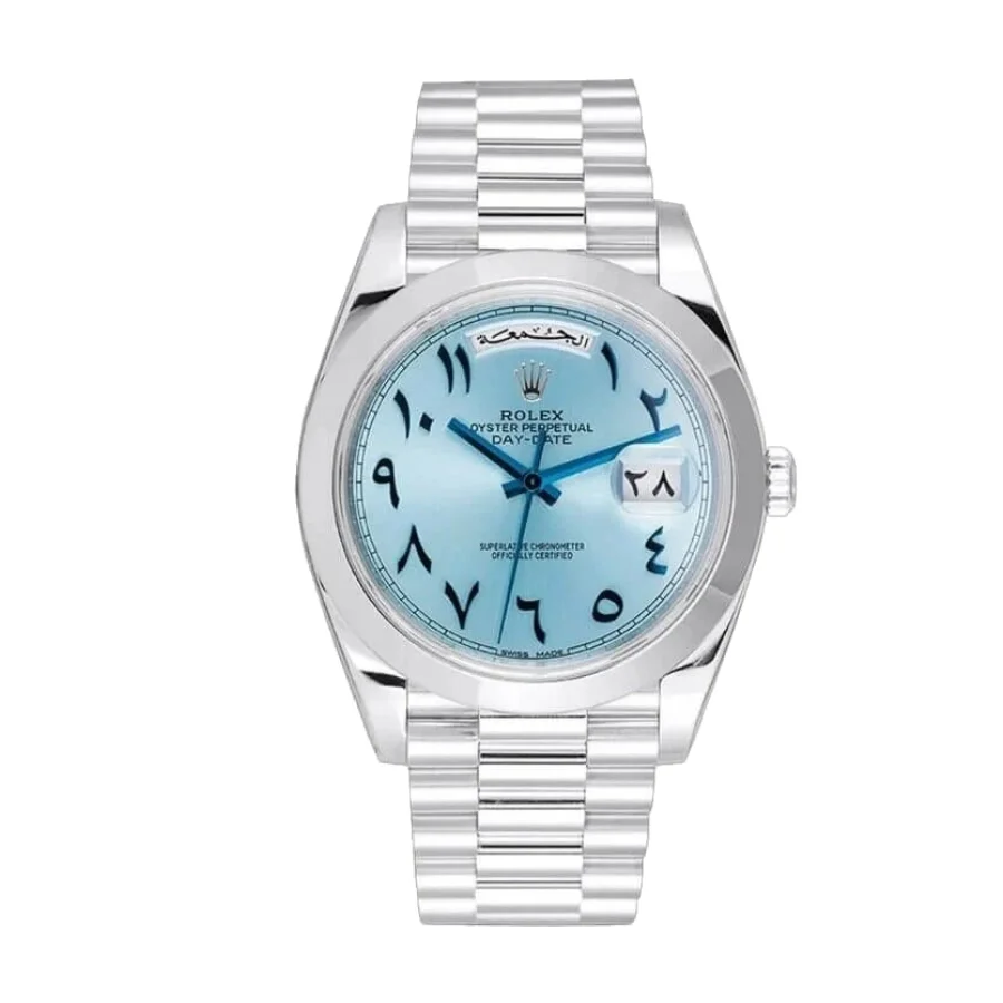 Rolex Day-Date 40 228206 Ice Blue Arabic Dial
