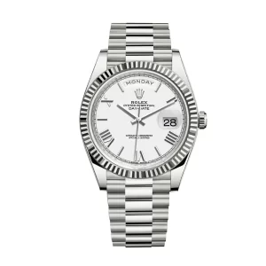 Rolex Day-Date II 218239 Grey Roman Dial  
