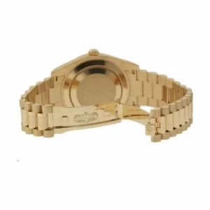 Rolex Day-Date II Collection Gold Silver White Dial 218238  