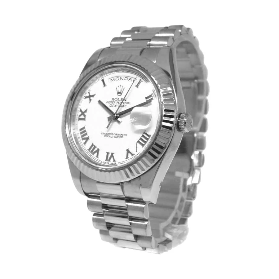 Rolex Day-Date Roman White Dial