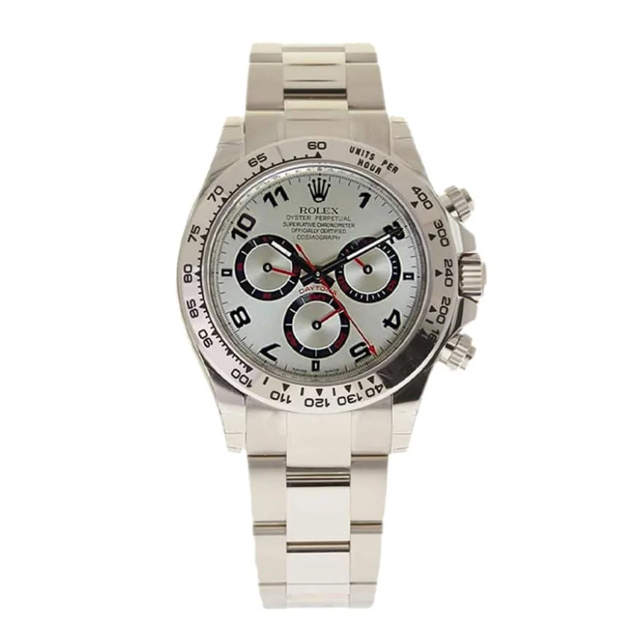 Rolex Daytona 116509 White Gold Silver Dial
