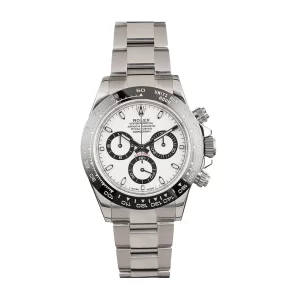 Rolex Daytona Ceramic Bezel White Dial 116500ln-0001 Oyster  
