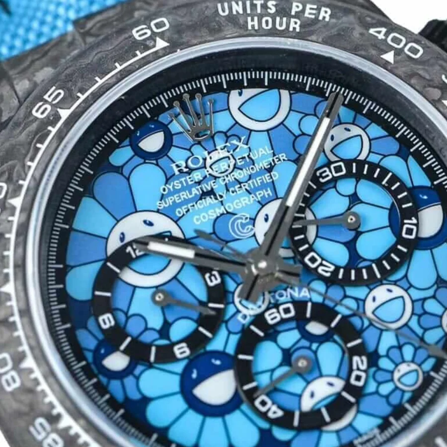 Rolex Daytona Cosmograph Blue Sun Flower Pattern Dial