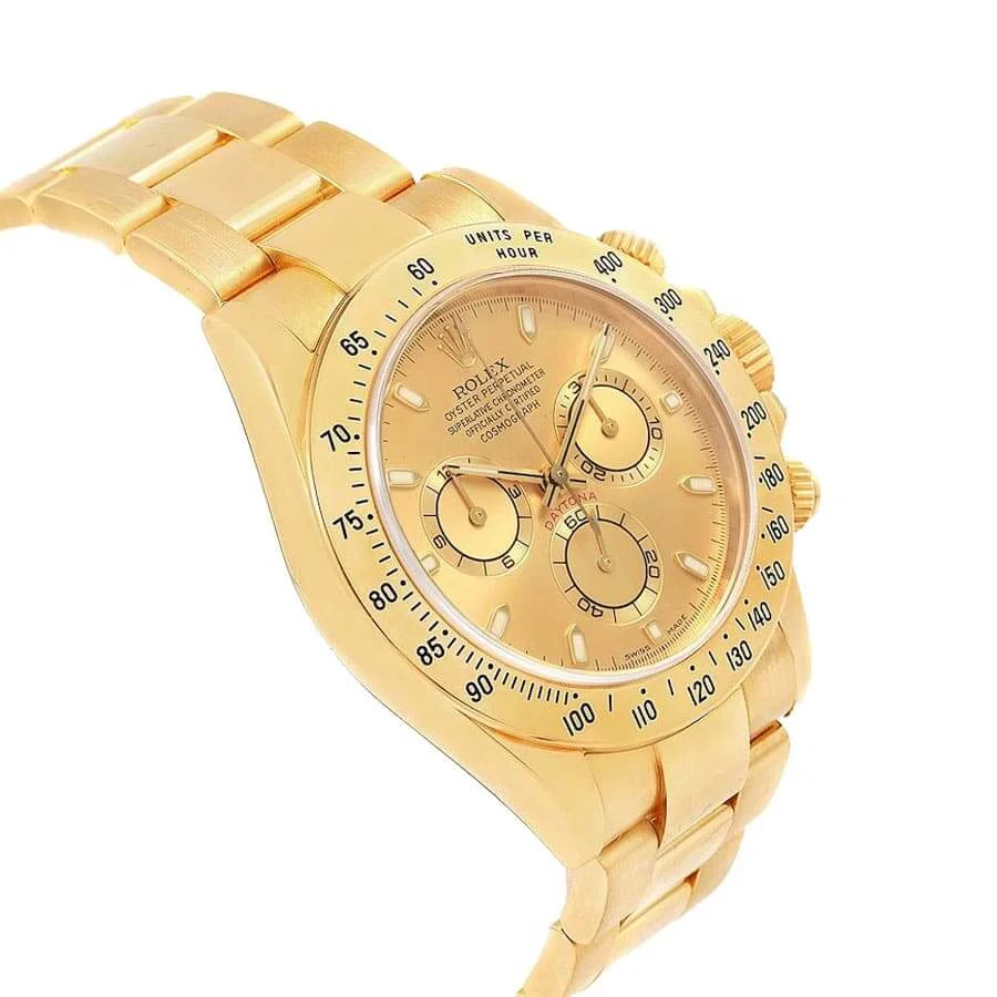 Rolex Daytona Cosmograph Yellow Gold Dial 116528 Oyster