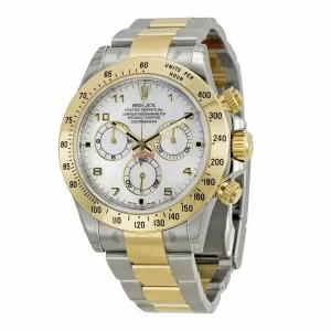 Rolex Daytona Two Tone White Dial 116523  