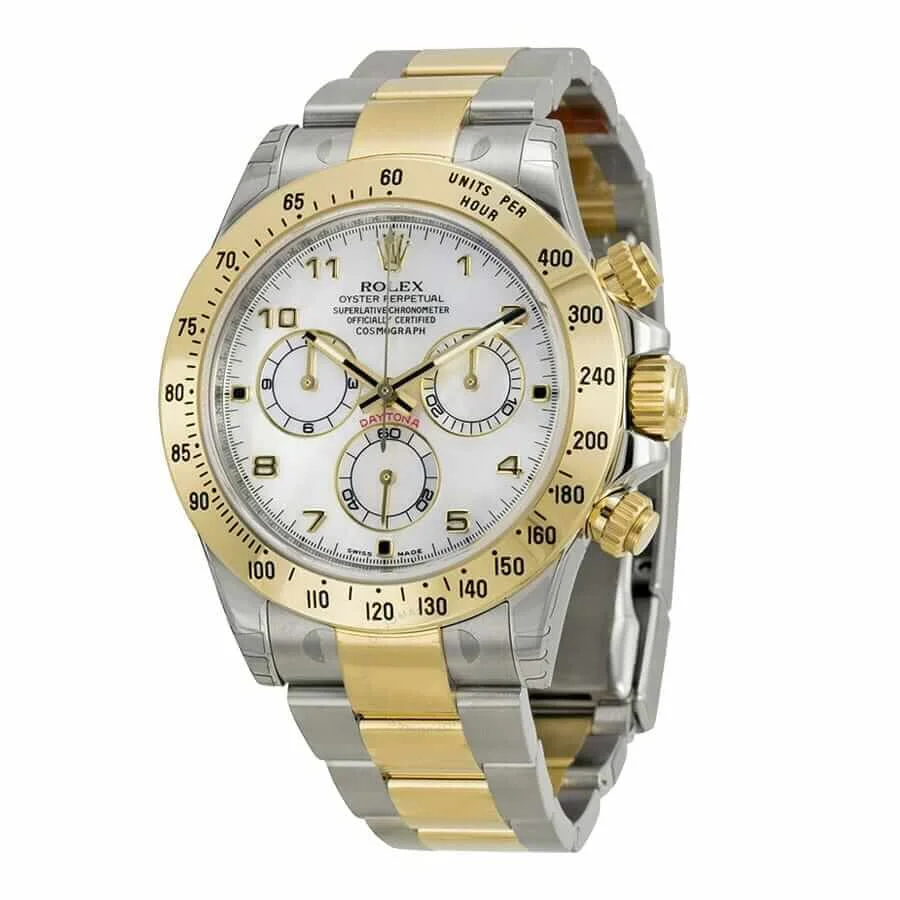 Rolex Daytona Two Tone White Dial 116523