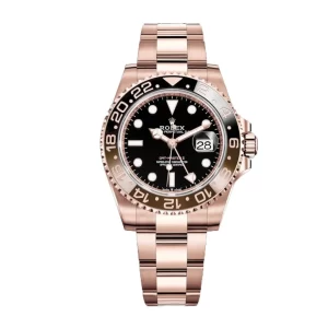 Rolex GMT-Master II 126715CHNR-0001 Rose Gold Automatic Black Dial Oyster