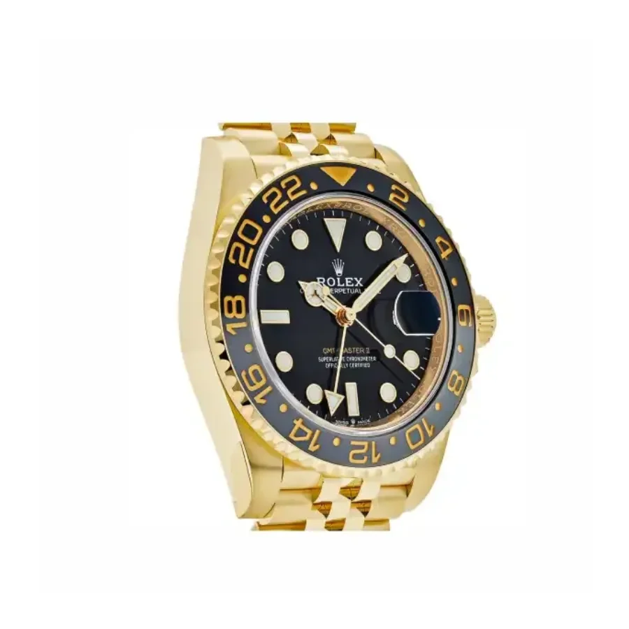 Rolex Gmt Master II Gold Black Dial